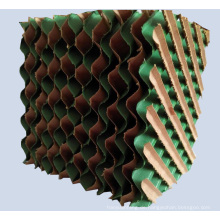 Gelb-Grün Verdunstungskühlung Pad Air Cooling Pad Wandkühlsystem